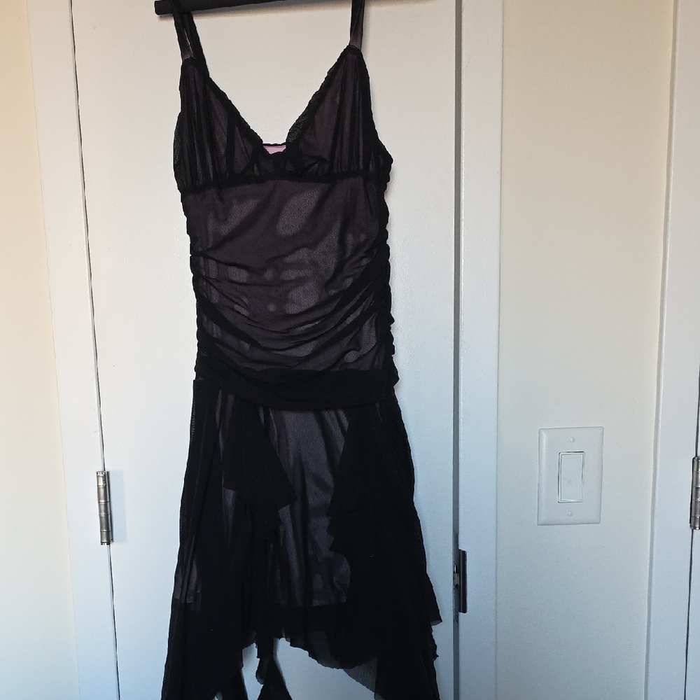 Kimchi Blue Black and Pink Dress